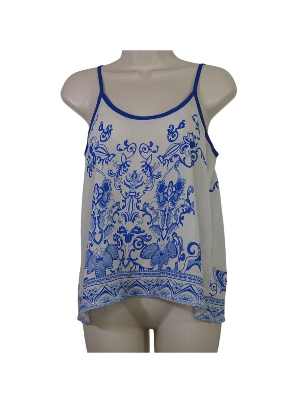Between Me and You Blue Tank Top Cami Women Size S Festival Summer Vacation